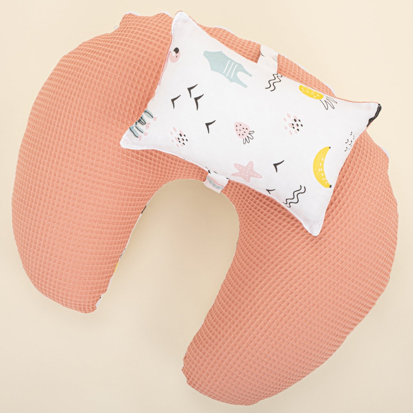 Double Sided Breastfeeding Pillow - Somon Petek - Plaj