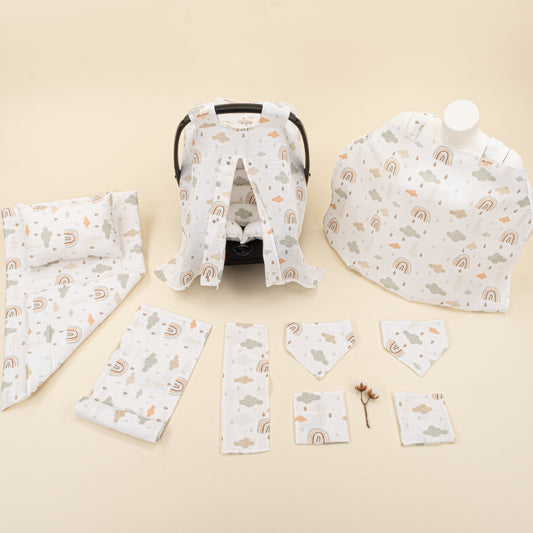 11 Piece - Newborn Sets - Summery - Yeşil Gökkuşağı