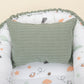 Babynest and Pillow - Çift Taraflı - Koyu Yeşil Örgü - Kuş