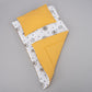 Double Sided Changing Pad and Pillow - Hardal Muslin - Sarı Gemili