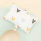 Double Sided Breastfeeding Pillow - Su Yeşili Muslin - Kalpler