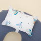 Double Sided Breastfeeding Pillow - İndigo Müslin - Mavi Gökkuşağı