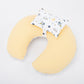 Double Sided Breastfeeding Pillow - Sarı Petek - Uzay