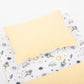 Double Sided Changing Pad and Pillow - Sarı Petek - Uzay