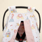 Stroller Cover Set - Double Side - Pudra Muslin - Sindirella