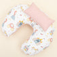 Double Sided Breastfeeding Pillow - Pudra Muslin - Sindirella