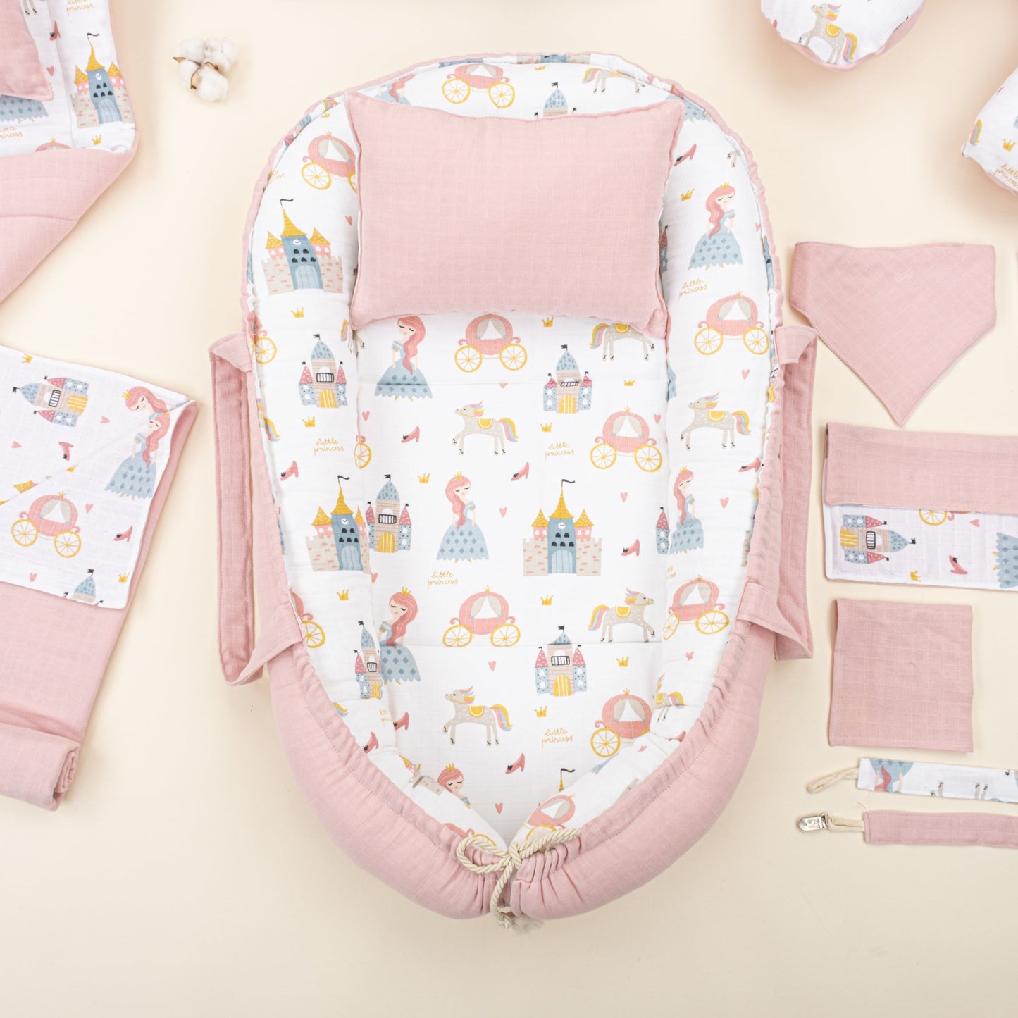 18 Piece Full Set - Double Sided - Pudra Muslin - Sindirella