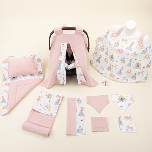 11 Piece - Newborn Sets - Double Sided - Seasonal - Pudra Muslin - Sindirella