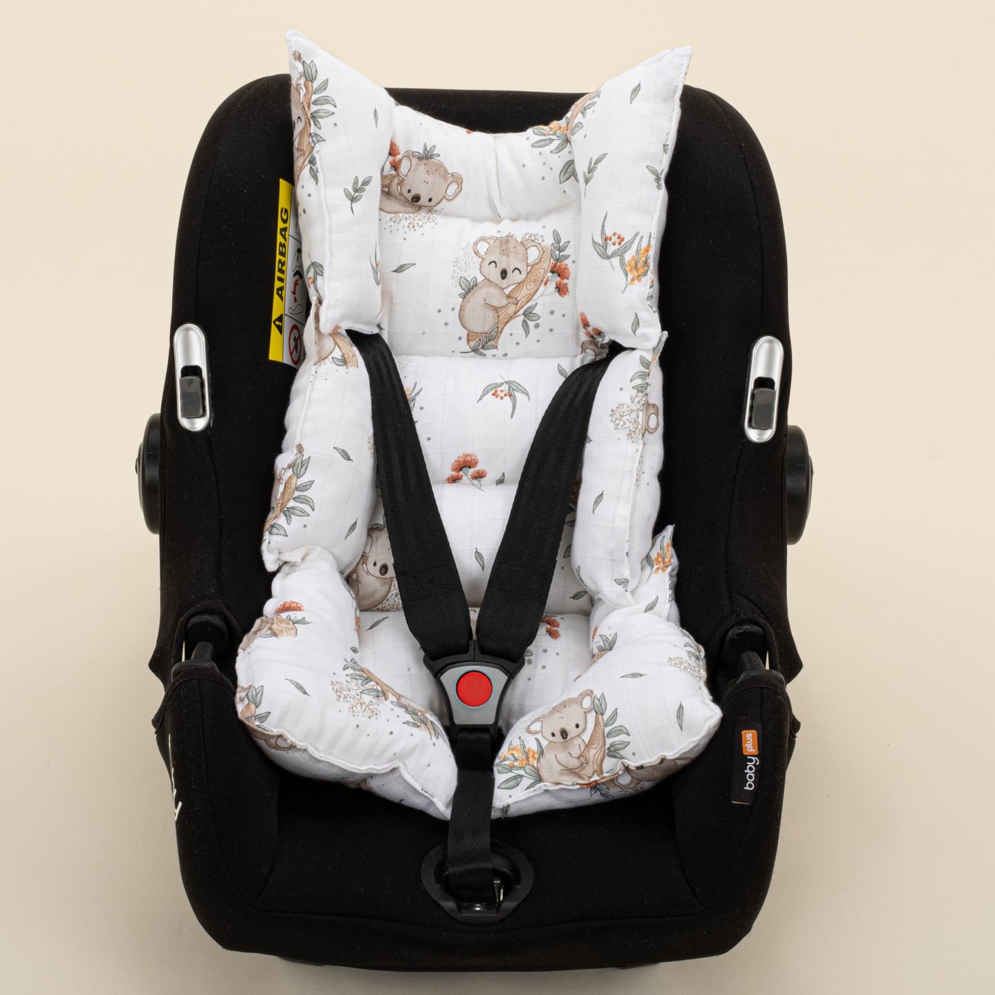 Stroller Cover Set - Double Side - Sütlü Kahve Örgü - Koala