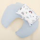 Double Sided Breastfeeding Pillow - Bebe Mavi Petek - Mavi Kedi