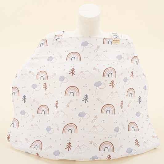 Breastfeeding Bib - Pastel Gökkuşağı