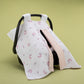 Stroller Cover Set - Double Side - Pink Honeycomb - Pink Moon