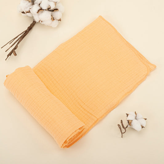 Four Layer Organic Muslin - Salmon