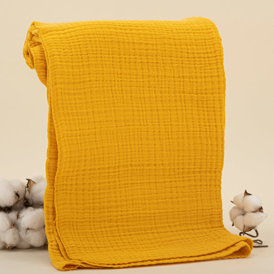 Four Layer Organic Muslin - Mustard