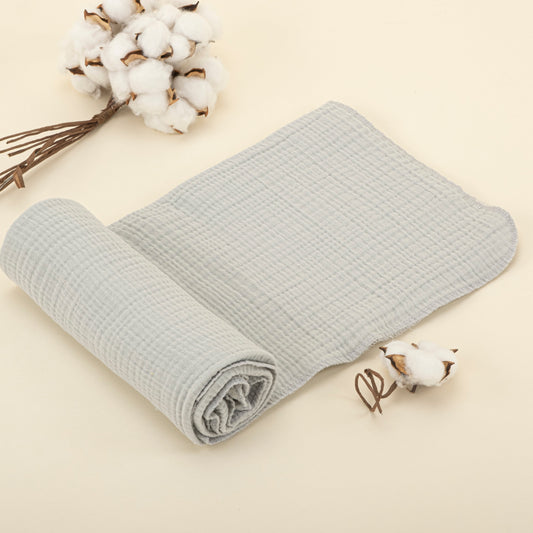 Four Layer Organic Muslin - Gray