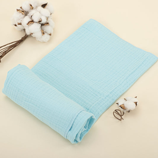 Four Layer Organic Muslin - Turquoise