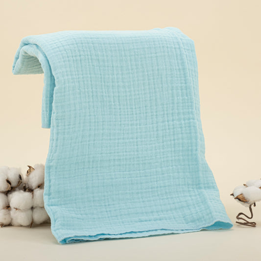 Four Layer Organic Muslin - Turquoise